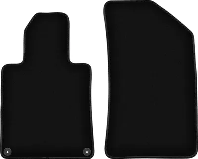 Immagine prodotto di Wielganizator Tappetini anteriori in velluto per Peugeot 508 I (2010-2018, berlina, station wagon, SW, RXH) neri, set 2 pz, con fissaggi