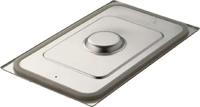 Image de Couvercle Gastro M avec rebord en silicone pour récipients GN GN1/1