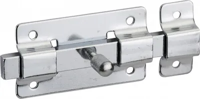Image de Targette, acier, pêne Ø 13mm, chromé - THIRARD