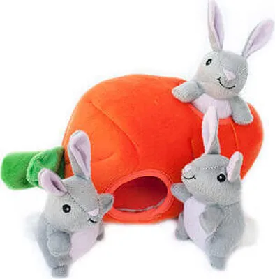 Image de ZippyPaws Jouet pour chiens Bunny 'n Carrot