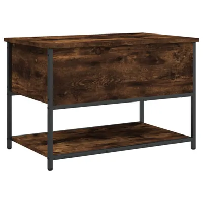 Produktbild von Sitzbank mit Stauraum Räuchereiche 70x42,5x47 cm Holzwerkstoff