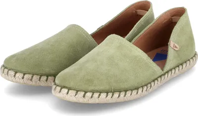 Produktbild von Verbenas Damen Slipper/ Espadrilles CARMEN SERRAJE Grün RaulederGröße:37