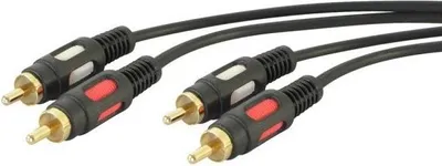 Immagine prodotto di nuovaVideosuono 3/58, 2 x RCA, maschio, 2 x RCA, maschio, 3 m, nero