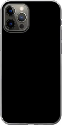 Produktbild von MuchoWow® Handyhülle Schutzhülle Hülle für Telefoonhoesje iPhone 13 Pro Schwarz - Einfarbig Silikon Softcase Handy Hülle - Handy-Tasche