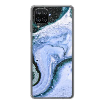 Produktbild von MuchoWow® Handyhülle Schutzhülle Hülle für Samsung Galaxy A12 Mineralien - Natursteine - Universum Silikon Softcase Handy Hülle - Bild