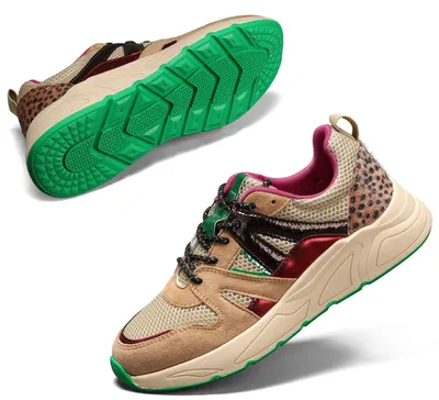 Zdjęcie produktu dla Omgoods - Wygodne sneakers damskie z platformą i w stylu retro