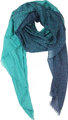 Produktbild von Glamexx24 Farbverlauft Damen Schal Halstuch Frau Kopftuch Unifarbe Schlauchschal Stola für Frühling Sommer Ganzjährig-Farbe: Blau Smerald