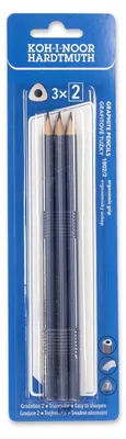Produktbild von dreickige Bleistifte - Graphitstifte - mittel - 3er Set
