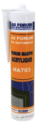 Image de Mastic acrylique 703 blanc - FORUM - 703-BLANC