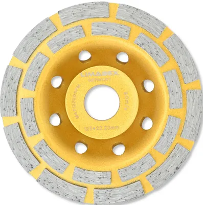 Produktbild von Diamantschleiftopf 125 mm Estrich Beton Stein doppelreihig Topfscheibe