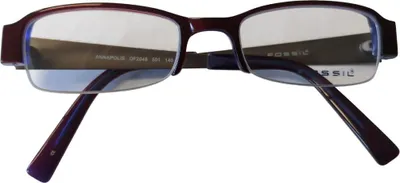 Produktbild von Fossil Korrektionsfassung Brille Kunststoff Rot Schwarz 50/19/140 - OF2048501