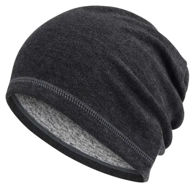 Produktbild von Sportmütze Herren Damen Beanie Mütze Laufmütze Fahrradmütze atmungsaktiv elastisch winddicht Grau