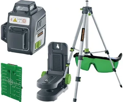 Produktbild von Laserliner PocketPlane-Laser 3G, 0,3 mm/m, 3,5°, 515 nm, Bezugspegel, Schwarz, Grün, 1/4,5/8"