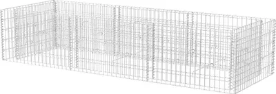 Obrázek produktu pro vidaXL Gabionové zvýšené lůžko ocel 270 × 90 × 50 cm