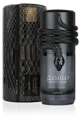 Image de Lattafa Musamam Black Intense eau de parfum pour homme 100 ml