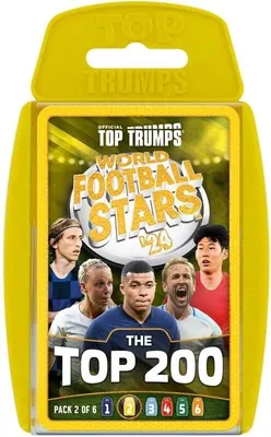 Image de Jeu de cartes Winning Moves Football Top Trumps World Football Stars Top 200, pack 2