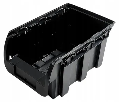Produktbild von Allit Lagerbehälter Werkstatt Nr. 3 schwarz 240x150x125 mm