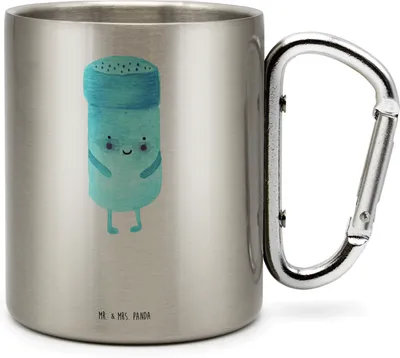 Produktbild von Mr. & Mrs. Panda Thermobecher Beste Freunde Salz - Transparent - Geschenk, Fehlende Keywords, Lustige Sprüche, Edelstahl-Thermobecher, Teebecher, Edelstahlbecher