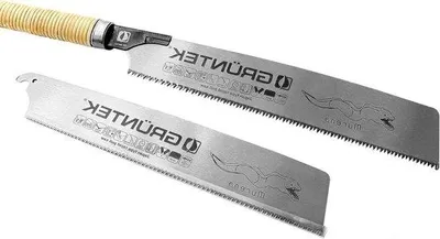 Produktbild von Famanu Japanische Handsäge 300 mm - 2 Klingen - für grobe und feine Schnitte