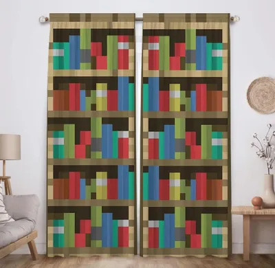 Productafbeelding van Kinder Gordijnen - Raambekleding Decoratie - Kinderkamer Inrichten - Machinewasbaar kreukvrij - 208 x 213 cm - Pixelated