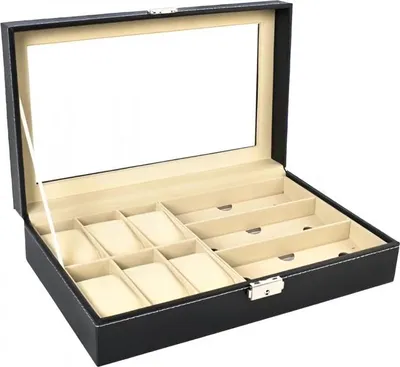 Productafbeelding van ISO 8497: Organizer voor brillen en horloges. Doos voor 9 stuks