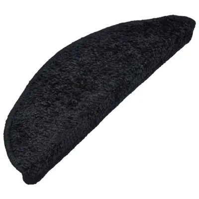 Obrázek produktu pro vidaXL Podložky na kroky 15 ks 65x21x4 cm černé půlkruhové velké