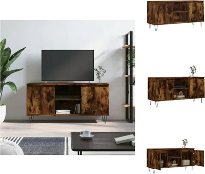 Produktbild von vidaXL TV-Schrank Räuchereiche 104x35x50 cm Holzwerkstoff - TV-Möbel
