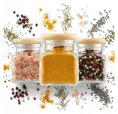 Immagine prodotto di Bicchierini in vetro da 120 ml per spezie, candele, con tappo in sughero