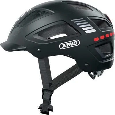 Produktbild von ABUS Fahrradhelm mit Licht - Hyban 2.0 LED Vorder- und Rücklicht & robuste Hartschale für Damen Herren
