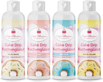 Produktbild von AOS Set | Cake Drip Pastel 4er Set - 4x 250g