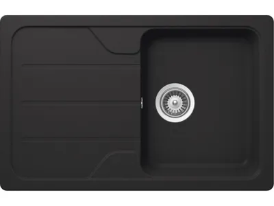 Produktbild von Schock Einbauspüle Formhaus D-100S A Onyx - Auflagespüle