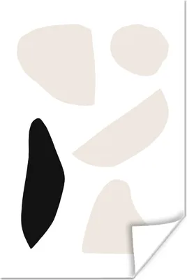 Produktbild von MuchoWow® Poster Pastell - Abstrakt - Minimalismus 120x180 cm - Kunstposter