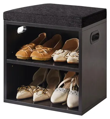 Immagine prodotto di Panca porta-scarpe con seduta regolabile e 2 ripiani