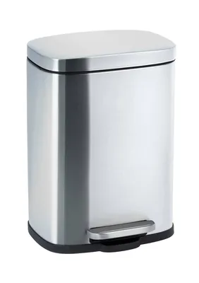 Zdjęcie produktu dla WENKO Kosmetik Treteimer Leno Easy Close 5Liter 21,5x29,5x19cm Edelstahl 1 Stck. 110682 (EKB)
