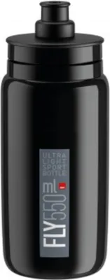 Produktbild von Elite Trinkflasche 'Fly', 550 ml, schwarz/grau