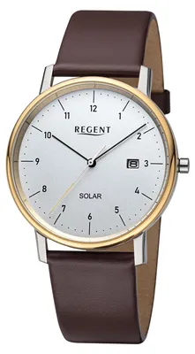 Produktbild von REGENT Herrenuhr F1549 Edelstahl Solarwerk
