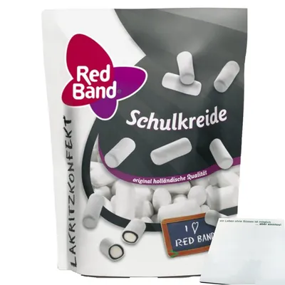Produktbild von Red Band Schulkreide (175g Beutel) + usy Block
