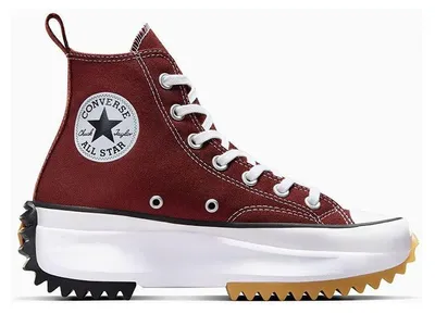 Immagine prodotto di Converse Run Star Hike Platform Cherry Textile Trainers in Maroon - 6 UK - 40 EU - 7M/8.5F US / Maroon