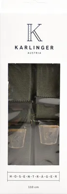 Produktbild von Elastischer Hosenträger oliv Breite 35mm - Länge 110cm