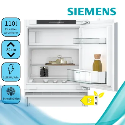 Produktbild von Siemens iQ300 KU22LVFD0, 110 l, Unterbau, D, 35 dB, SN-T, 3 kg/24h