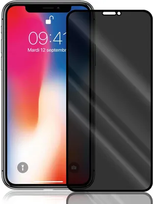 Produktbild von Anti Spy Panzer Folie für Apple iPhone X / XS / 11 Pro Privacy Displayschutzfolie Sichtschutz Glasfolie Schutzglas