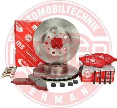 Produktbild von 2X Bremsscheiben + Bremsbeläge Vorne