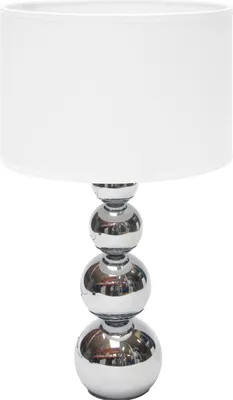 Obrázek produktu pro Ranex RA-INDOOR18, Chrom, Bílá, Kov, Textilní, Ložnice, Obývací pokoj, E14, 1 žárovek, Atmosféra
