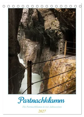 Produktbild von Partnachklamm (Tischkalender 2027 DIN A5 hoch), CALVENDO Monatskalender