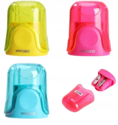 Produktbild von DELI R01100 Doppel-Spitzer mit Behälter, Präzise Klingen
