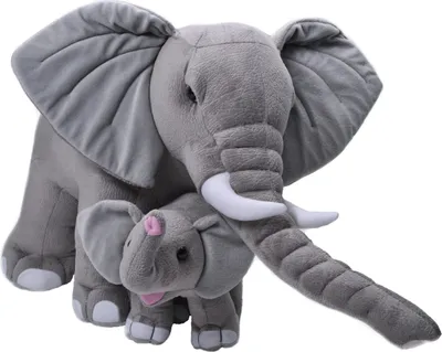 Produktbild von Wild Republic Pluschelefant mit Kalb - Pluschtiere - 76 cm