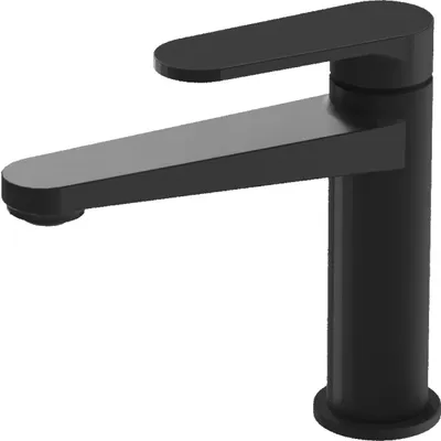 Produktbild von LAVITA Waschtischarmatur  - Cetus Matt Schwarz | Wasserhahn  | Mischbatterie für Waschbecken | Waschtisch-Armaturen Badezimmer | Einhand-Waschtischbatterie