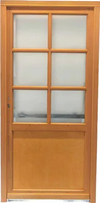 Image de Porte De Service Bois vitree Naxos, H200xL90 p, droit Cotes Tableau