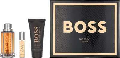 Produktbild von Edt Spray 100ml/Edt Mini Spray 10ml/Shower Gel 100ml Hugo Boss The Scent Giftset