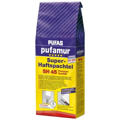 Produktbild von PUFAS Pufamur Super-Haftspachtel SH 45 Premium weiß 5kg 003905000